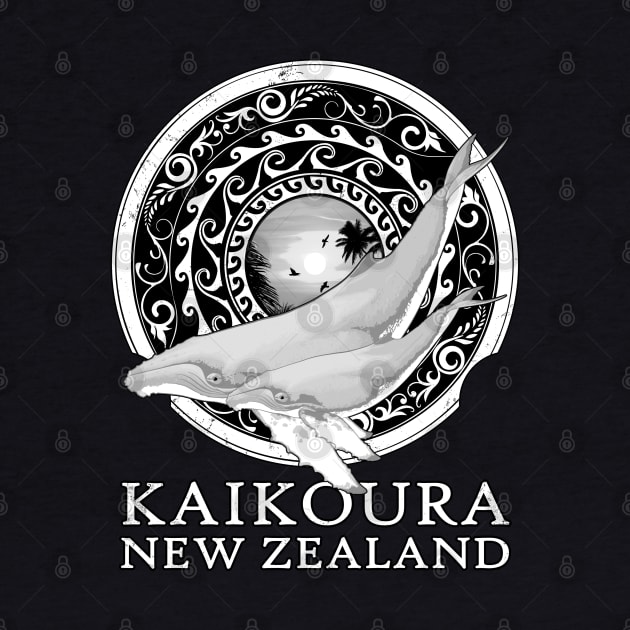 Humpback whales Shield of Kaikoura New Zealand by NicGrayTees